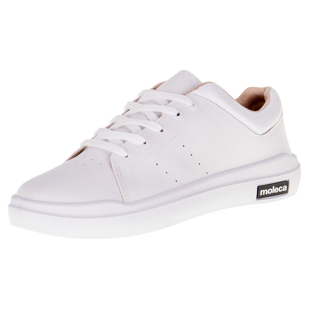 Tênis Feminino Casual Moleca - 5750107 BRANCO