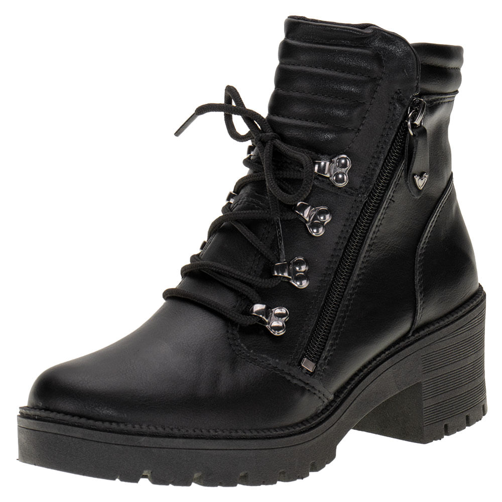 Bota Feminina Coturno Mississipi MI621A PRETO