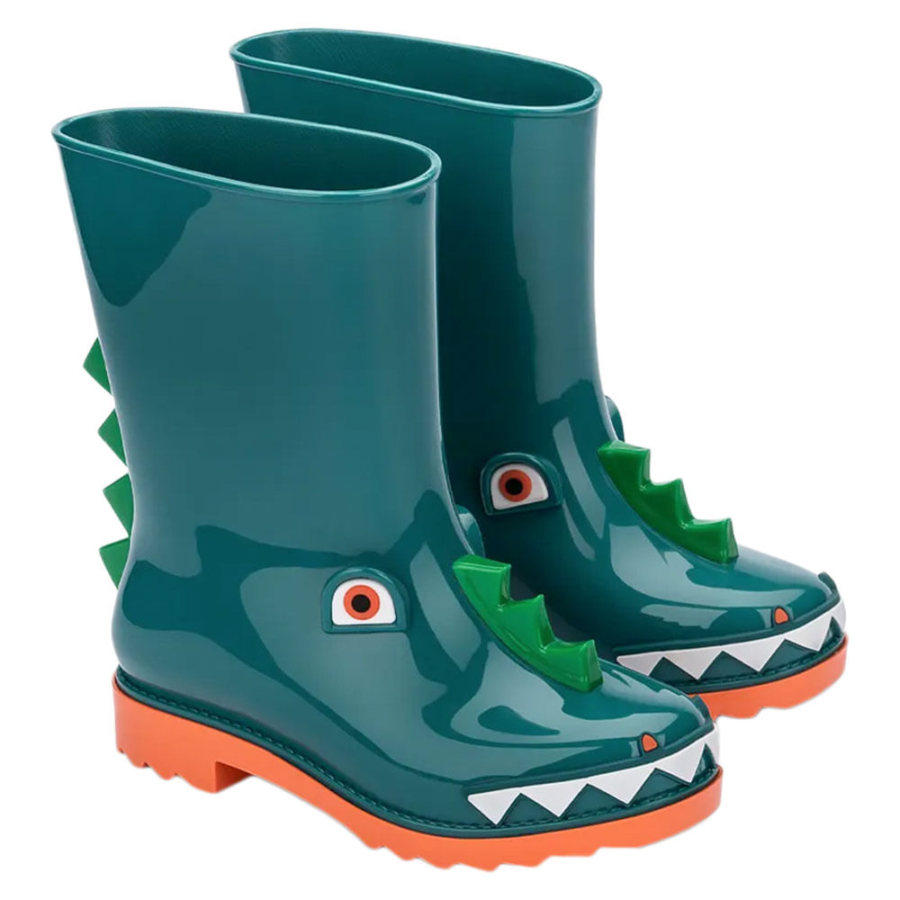 Mini Melissa Rain Boot + Fábula 33677 VERDE