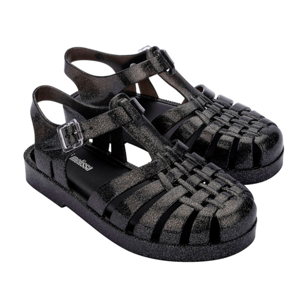 Mini Melissa Possession Shiny 33521 PRETO