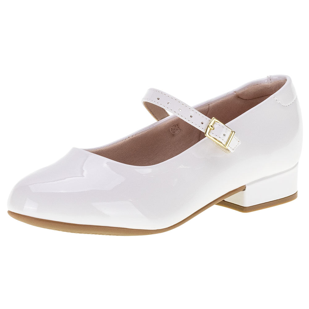 Sapato Infantil Feminino Molekinha - 2528101 BRANCO