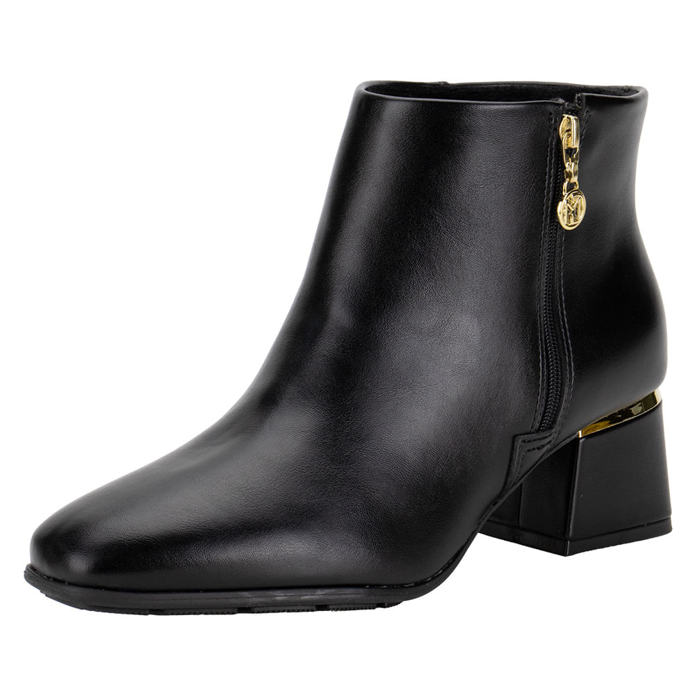 Bota Feminina Cano Baixo Modare 7082101 PRETO 01