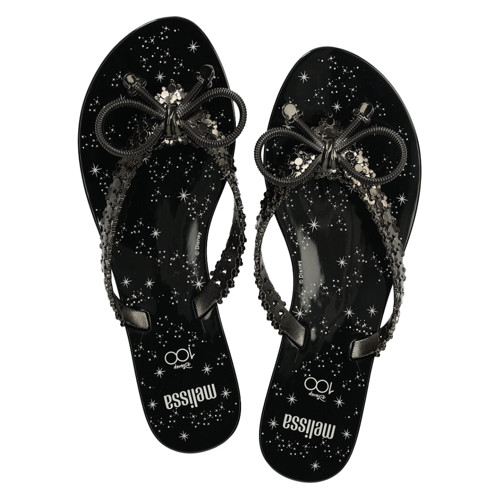 Melissa Harmonic Chrome + Disney 100 35754 PRETO